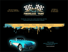 Tablet Screenshot of marksfiberglass.com
